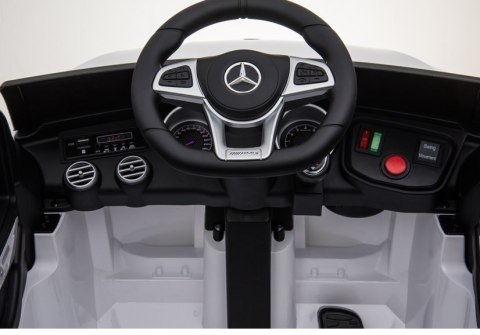 AUTO NA AKUMULATOR DLA DZIECI SAMOCHÓD MERCEDES GLC 63S 4X4 PILOT EVA SKÓRA