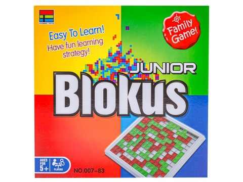 GRA LOGICZNA STRATEGICZNA BLOKUS JUNIOR UKŁADANKA 48 KLOCKÓW DLA 2 GRACZY