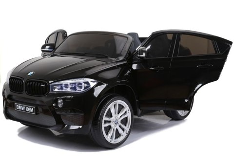 AUTO NA AKUMULATOR DLA 2 DZIECI BMW X6M 2X120W KOŁA EVA PILOT SKÓRA MP3 LED