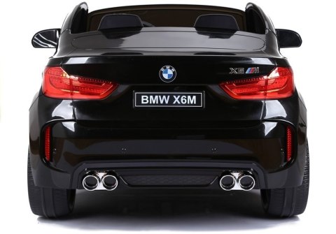 AUTO NA AKUMULATOR DLA 2 DZIECI BMW X6M 2X120W KOŁA EVA PILOT SKÓRA MP3 LED