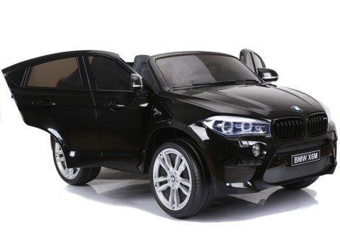 AUTO NA AKUMULATOR DLA 2 DZIECI BMW X6M 2X120W KOŁA EVA PILOT SKÓRA MP3 LED