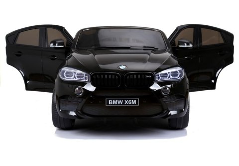 AUTO NA AKUMULATOR DLA 2 DZIECI BMW X6M 2X120W KOŁA EVA PILOT SKÓRA MP3 LED