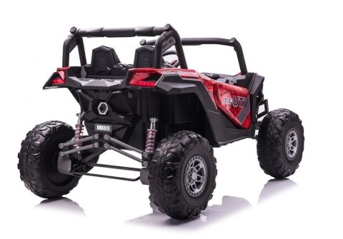 AUTO NA AKUMULATOR DLA DZIECKA BUGGY UTV-MX LAKIER SPIDER 4X60W MP4 EVA LED SKÓRA