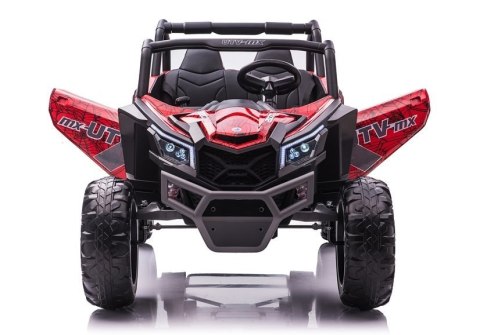 AUTO NA AKUMULATOR DLA DZIECKA BUGGY UTV-MX LAKIER SPIDER 4X60W MP4 EVA LED SKÓRA