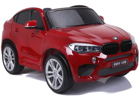 AUTO NA AKUMULATOR DLA DZIECKA BMW X6M LAKIER 2X120W EVA PILOT SKÓRA MP3