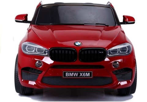 AUTO NA AKUMULATOR DLA DZIECKA BMW X6M LAKIER 2X120W EVA PILOT SKÓRA MP3