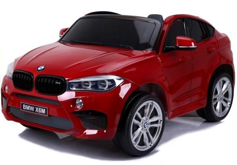 AUTO NA AKUMULATOR DLA DZIECKA BMW X6M LAKIER 2X120W EVA PILOT SKÓRA MP3