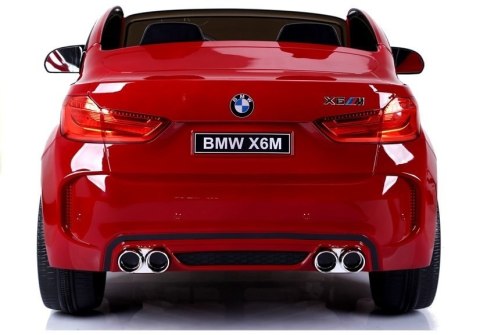 AUTO NA AKUMULATOR DLA DZIECKA BMW X6M LAKIER 2X120W EVA PILOT SKÓRA MP3