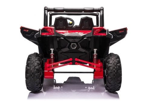 AUTO NA AKUMULATOR DLA 2 DZIECI BUGGY UTV-MX 4X60W 24V PILOT EVA SKÓRA LED MP3