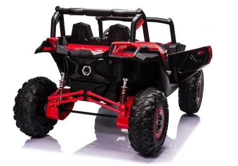 AUTO NA AKUMULATOR DLA 2 DZIECI BUGGY UTV-MX 4X60W 24V PILOT EVA SKÓRA LED MP3