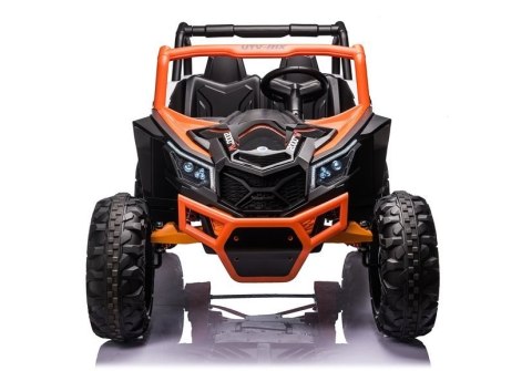 AUTO NA AKUMULATOR DLA 2 DZIECI BUGGY UTV-MX 4X60W 24V PILOT EVA SKÓRA LED MP3