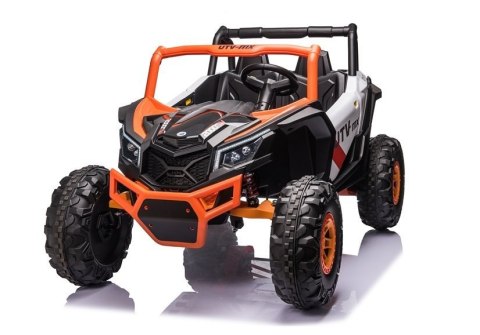 AUTO NA AKUMULATOR DLA 2 DZIECI BUGGY UTV-MX 4X60W 24V PILOT EVA SKÓRA LED MP3