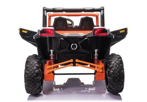 AUTO NA AKUMULATOR DLA 2 DZIECI BUGGY UTV-MX 4X60W 24V PILOT EVA SKÓRA LED MP3