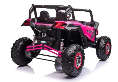 AUTO NA AKUMULATOR DLA 2 DZIECI BUGGY UTV-MX 4X60W 24V PILOT EVA SKÓRA LED MP3