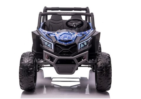 AUTO NA AKUMULATOR DLA 2 DZIECI BUGGY UTV-MX 4X60W 24V MP4 LAKIER SPIDER PILOT EVA SKÓRA LED