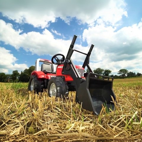 FALK Traktor Mc Cormick Czerwony na Pedały z Przyczepką od 3 Lat FALK Traktor Mc Cormick Czerwony na Pedały z Przyczepką od 3 Lat