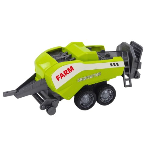 TRAKTOR Z ŁADOWACZEM I PRASĄ ROLNICZĄ ZESTAW 48CM RUCHOMA ŁYŻKA CZERWONY TRAKTOR Z ŁADOWACZEM I PRASĄ ROLNICZĄ ZESTAW 48CM RUCHOMA ŁYŻKA CZERWONY