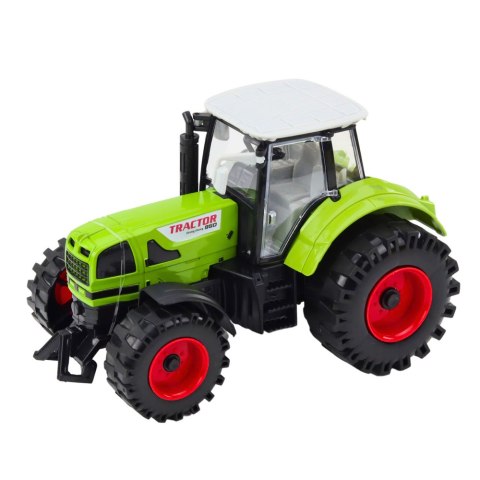 TRAKTOR CIĄGNIK ROLNICZY PRZYCZEPKA 48CM NAPĘD FRYKCYJNY OTWIERANA MASKA DRZWI TRAKTOR CIĄGNIK ROLNICZY PRZYCZEPKA 48CM NAPĘD FRYKCYJNY OTWIERANA MASKA DRZWI