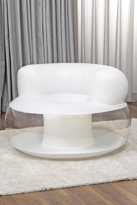 Dmuchany Fotel Biały 112 x 112 x 70 cm Bestway 75138 Dmuchany Fotel Biały 112 x 112 x 70 cm Bestway 75138