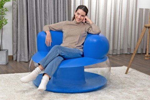 Dmuchany Fotel Niebieski112 x 112 x 70 cm Bestway 75138 Dmuchany Fotel Niebieski112 x 112 x 70 cm Bestway 75138