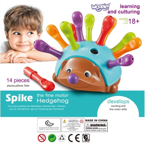 Gra Zręcznościowa Jeżyk Sorter Montessori Nauka Liczb i Kolorów 4w1 Gra Zręcznościowa Jeżyk Sorter Montessori Nauka Liczb i Kolorów 4w1