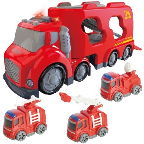 WOOPIE Duża Czerwona Laweta City Truck Efekty Dźwiękowe i Świetlne WOOPIE Duża Czerwona Laweta City Truck Efekty Dźwiękowe i Świetlne