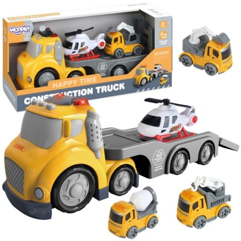 WOOPIE Żółta Laweta City Truck Efekty Dźwiękowe i Świetlne WOOPIE Żółta Laweta City Truck Efekty Dźwiękowe i Świetlne