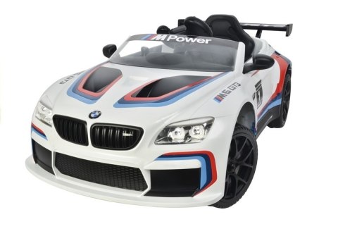 Auto na Akumulator BMW M6 GT3 Biały Auto na Akumulator BMW M6 GT3 Biały