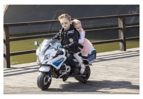 Motor na Akumulator BMW R1200 Policja biały Motor na Akumulator BMW R1200 Policja biały