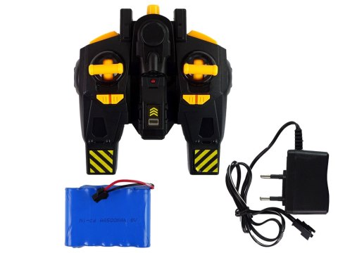 OGROMNA KOPARKA ŁADOWARKA RC LED ZDALNIE STEROWANA DŹWIĘKI AKUMULATOR PILOT 2.4