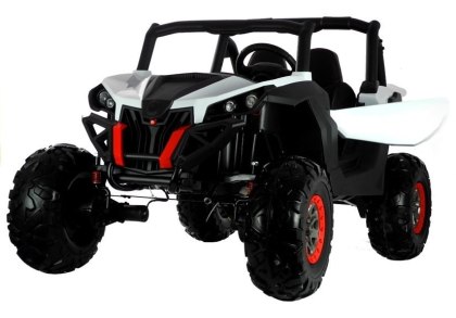 AUTO NA AKUMULATOR DLA 2 DZIECI JEEP XMX603 BUGGY 4X4 PILOT SKÓRA EVA LED MP3