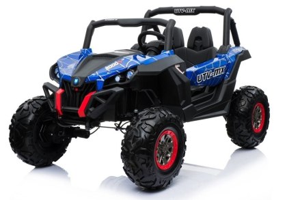 AUTO NA AKUMULATOR DLA 2 DZIECI JEEP XMX603 LAKIER SPIDER 4X4 PILOT SKÓRA EVA LED MP3