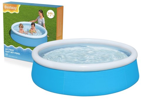 BASEN OGRODOWY ROZPOROWY DLA DZIECI 152X38CM POJEMNOŚĆ 477L BESTWAY 57241 BASEN OGRODOWY ROZPOROWY DLA DZIECI 152X38CM POJEMNOŚĆ 477L BESTWAY 57241