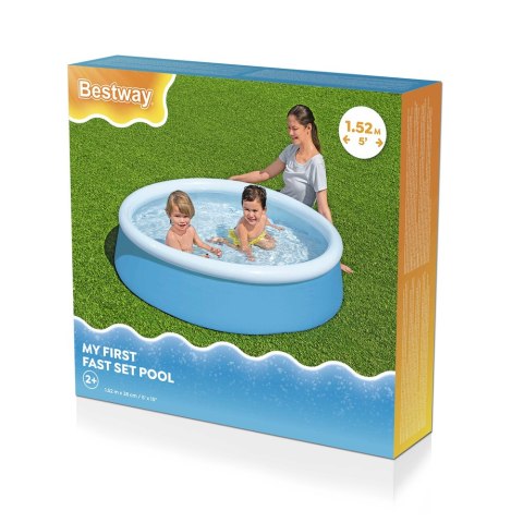 BASEN OGRODOWY ROZPOROWY DLA DZIECI 152X38CM POJEMNOŚĆ 477L BESTWAY 57241 BASEN OGRODOWY ROZPOROWY DLA DZIECI 152X38CM POJEMNOŚĆ 477L BESTWAY 57241
