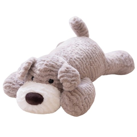 Pluszowa Maskotka Przytulanka Piesek Jasnoszary 30cm Pluszowa Maskotka Przytulanka Piesek Jasnoszary 30cm