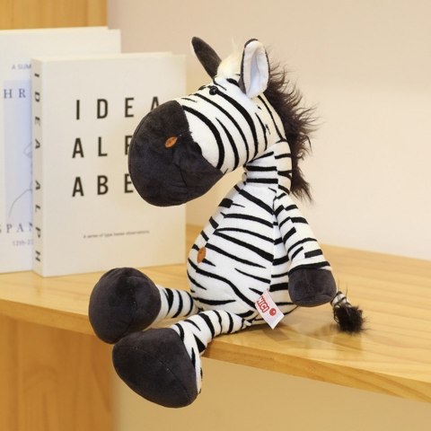 Pluszowa Maskotka Przytulanka Zebra Biało Czarna 25cm Pluszowa Maskotka Przytulanka Zebra Biało Czarna 25cm