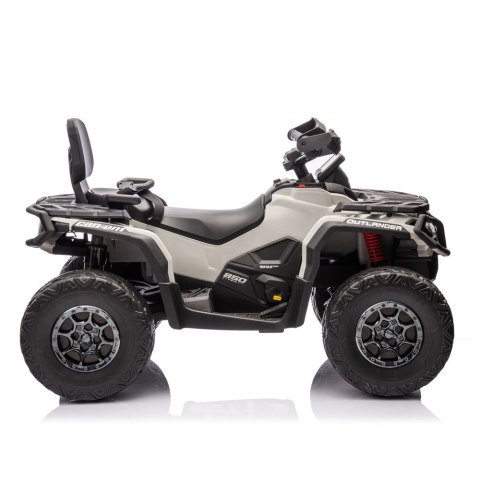 QUAD ELEKTRYCZNY NA AKUMULATOR DLA DZIECKA CAN AM OUTLANDER 4X200W LED EVA MP3