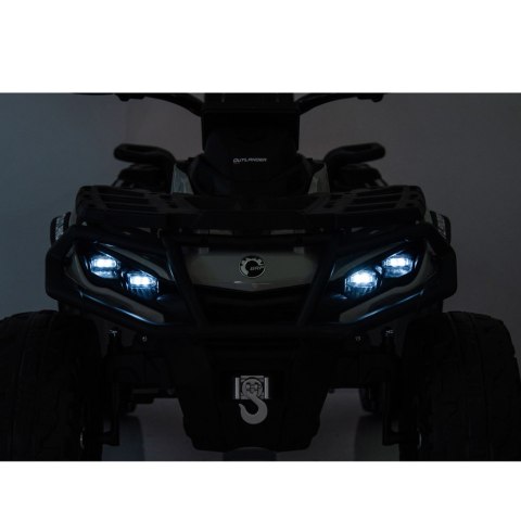 QUAD ELEKTRYCZNY NA AKUMULATOR DLA DZIECKA CAN AM OUTLANDER 4X200W LED EVA MP3