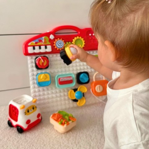 Zestaw Montessori Samochód Manipulacyjny Konstrukcyjny Kotek 1 Zestaw Montessori Samochód Manipulacyjny Konstrukcyjny Kotek 1