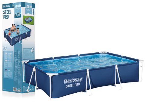 BASEN OGRODOWY STELAŻOWY RODZINNY 300X201X66CM BESTWAY POJEMNOŚĆ 3300L BASEN OGRODOWY STELAŻOWY RODZINNY 300X201X66CM BESTWAY POJEMNOŚĆ 3300L