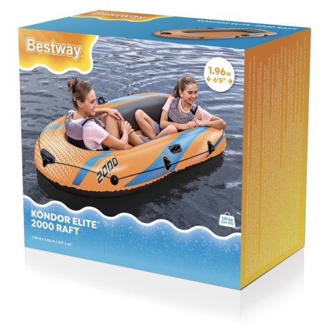 DMUCHANY PONTON KONDOR ELITE 2000 193X106X31CM MAX 120KG BESTWAY 61139