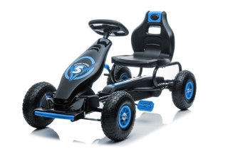 GOKART NA PEDAŁY DLA DZIECI 6-12 DO 50KG G18 POMPOWANE KOŁA HAMULEC RĘCZNY