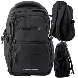 PLECAK SZKOLNY MIEJSKI MŁODZIEŻOWY FUNKCJONALNY 35L 48CM 2 KOMORY 9 KIESZENI