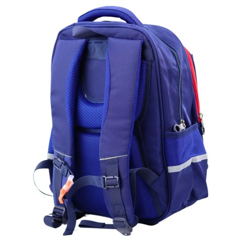 Plecak Szkolny Dziecięcy Pas Piersiowy Granatowo Czerwony Kosmos 20L 38cm Plecak Szkolny Dziecięcy Pas Piersiowy Granatowo Czerwony Kosmos 20L 38cm