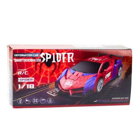 SAMOCHÓD ROBOT ZDALNIE STEROWANY AUTO RC SPIDER 2W1 ŚWIATŁA DŹWIĘKI AKUMULATOR SAMOCHÓD ROBOT ZDALNIE STEROWANY AUTO RC SPIDER 2W1 ŚWIATŁA DŹWIĘKI AKUMULATOR