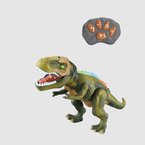DINOZAUR ZDALNIE STEROWANY T-REX RC ŚWIATŁA LED DŹWIĘKI RUSZA GŁOWĄ CHODZI