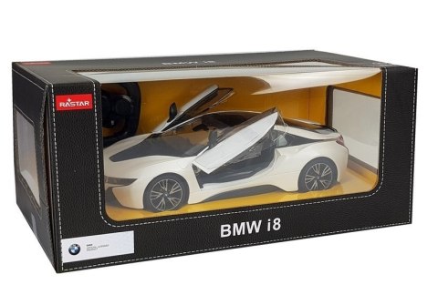 Auto R/C BMW i8 Rastar 1:14 Biały Drzwi Automatyczne Auto R/C BMW i8 Rastar 1:14 Biały Drzwi Automatyczne
