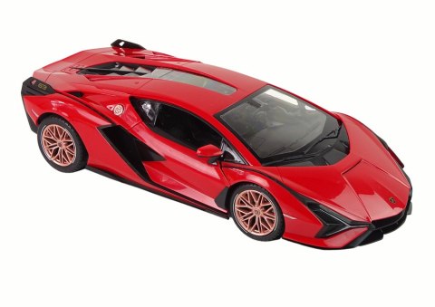 Auto R/C Lamborghini Sian FKP 37 Rastar 1:14 Czerwone Na Pilota Auto R/C Lamborghini Sian FKP 37 Rastar 1:14 Czerwone Na Pilota