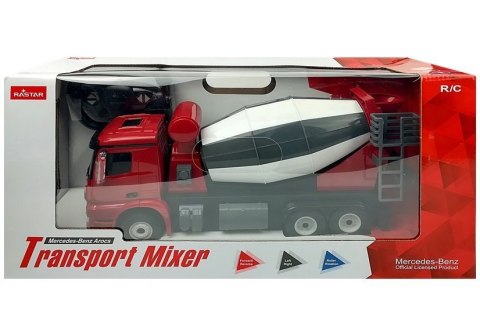 Auto R/C Mercedes-Benz Arocs Rastar 1:14 Czerwone na Pilota Auto R/C Mercedes-Benz Arocs Rastar 1:14 Czerwone na Pilota
