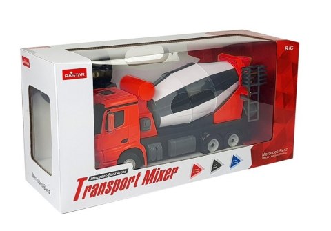 Auto R/C Mercedes-Benz Arocs Rastar 1:14 Czerwone na Pilota Auto R/C Mercedes-Benz Arocs Rastar 1:14 Czerwone na Pilota